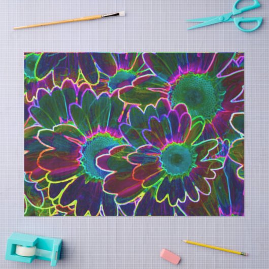 papier van neonbloesems (Craft)