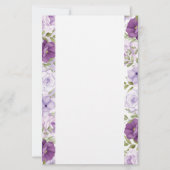 Papier van Paars Rozen (Voorkant)