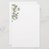 Papier van Paarse suikererwten (Voorkant / Achterkant)