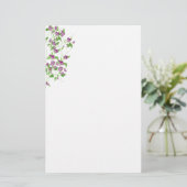 Papier van Paarse suikererwten (Staand voorkant)