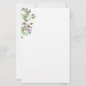 Papier van Paarse suikererwten (Voorkant)