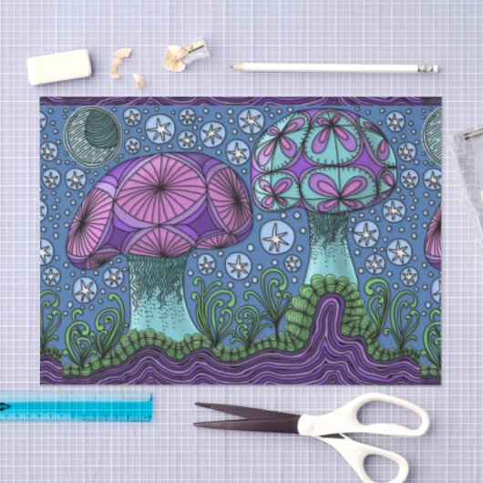 Papier van paddenstoel (Craft)