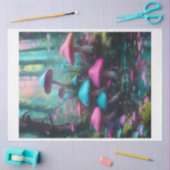 Papier van paddenstoelwoudweefsel (Craft)