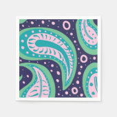 papier van Paisley Napkin Servet (Voorkant)