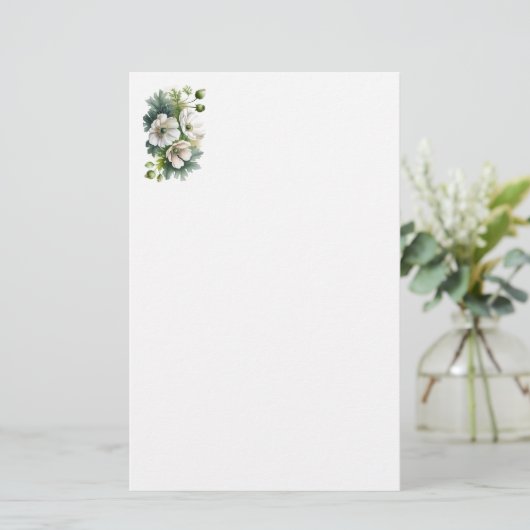 Papier van papavers (Staand voorkant)