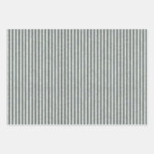 Papier van pasta Rococo Damask Stripe Wrapping Inpakpapier Vel (Voorkant 2)