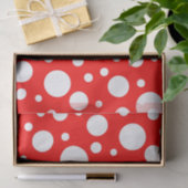 Papier van rode vlekken op weefsel (Geschenk)