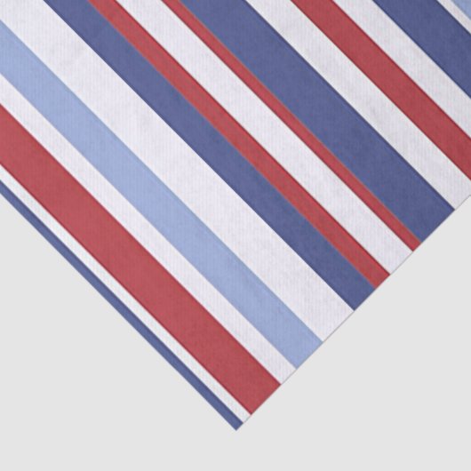 Papier van rood wit blauw bandweefsel (Detail)