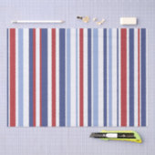 Papier van rood wit blauw bandweefsel (Craft)