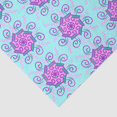 Papier van roze en munt (Detail)