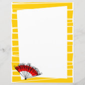 Papier van Spaanse ventilatorband (Achterkant)