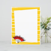 Papier van Spaanse ventilatorband (Staand voorkant)