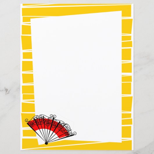 Papier van Spaanse ventilatorband (Voorkant)
