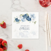 Papier van Vrijgezellenfeest van mosterdblauw Servet (Insitu)