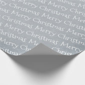 Papier van White Merry kerstkraft  (Hoek)