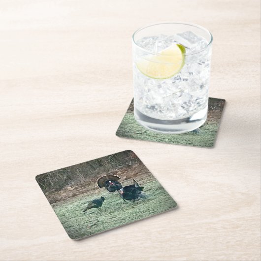 Papier van wilde kalkoenen, onderzetter (Insitu)