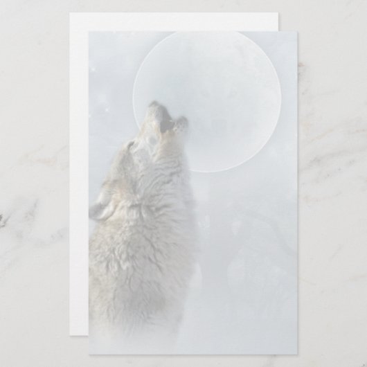 Papier van Wolf Blue Moon (Voorkant / Achterkant)