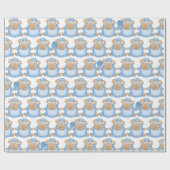 Papier verpakken - Het is een jongen (Vlak)