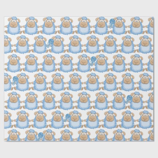 Papier verpakken - Het is een jongen (Vlak)