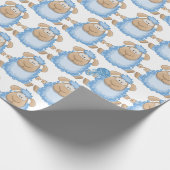 Papier verpakken - Het is een jongen (Hoek)