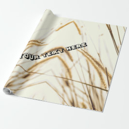 PAPIER VERPAKKEN MET BEWERKBARE TEKST