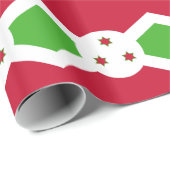 Papier verpakken met de vlag van Burundi (Rol Hoek)