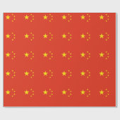 Papier verpakken met de vlag van China (Vlak)