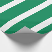 Papier verpakken met de vlag van Nigeria (Hoek)