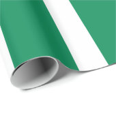 Papier verpakken met de vlag van Nigeria (Rol Hoek)