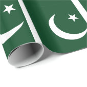 Papier verpakken met de vlag van Pakistan (Rol Hoek)