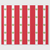 Papier verpakken met de vlag van Peru (Vlak)