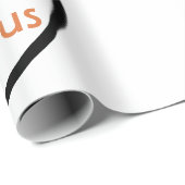 Papier verpakken naar de grote 50e verjaardag (Rol Hoek)