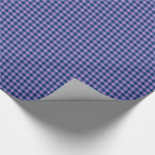 Papier Violet en Navy Check Gingham (Hoek)