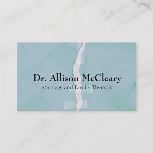 Papier Visitekaartje (Voorkant)