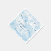 Papier Vliegtuig Baby shower Ontwerp Servetten (Hoek)