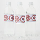 Papier Vliegtuig Party Water Fles Label Waterfles Etiket (Flessen)