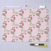 Papier voor aangepast babymeisje Giraffe (Craft)