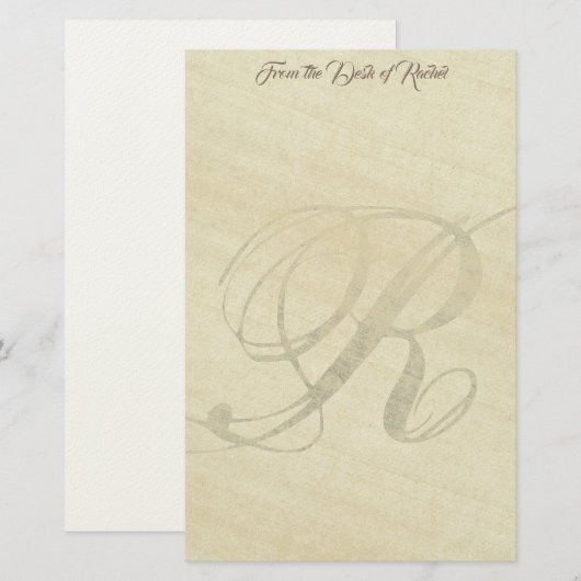 Papier voor aangepast monogram of smeltkroes (Voorkant / Achterkant)