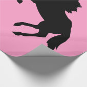 Papier voor aangepaste kleuren voor zwart paardenp (Hoek)