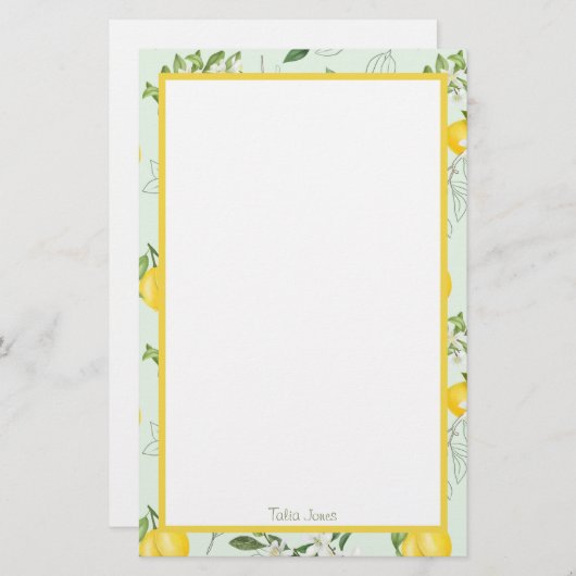 Papier voor aangepaste lade- en bloemkool (Voorkant / Achterkant)