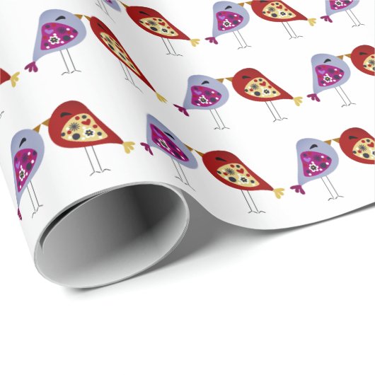 Papier voor aftappen - Tortelduifjes (Rol Hoek)