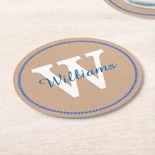 Papier voor ambachten Aangepaste papieren Onderzet Ronde Kartonnen Onderzetter (Gebogen)