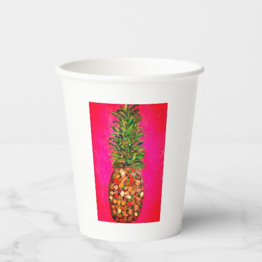 Papier voor ananas papieren bekers (Voorkant)