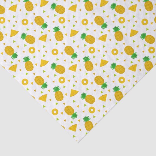 Papier voor ananassap met weefselwending (Detail)