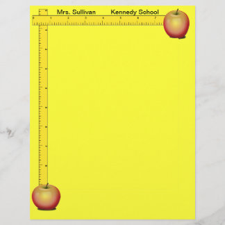 Papier voor appels- en leerleraars (Sunshine Yello