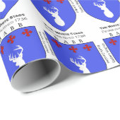 Papier voor Babb-opvulling met witte tassen (Rol Hoek)