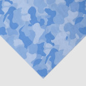 Papier voor baby's met blauw camo-patroon (Detail)