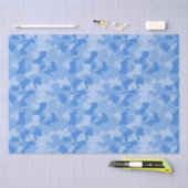 Papier voor baby's met blauw camo-patroon (Craft)