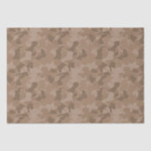 Papier voor baby's met bruin camouflage (Voorkant)