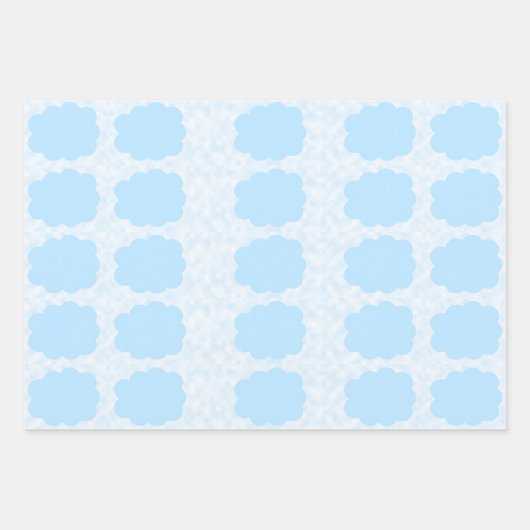 Papier voor babyverpakking inpakpapier vel (Voorkant)